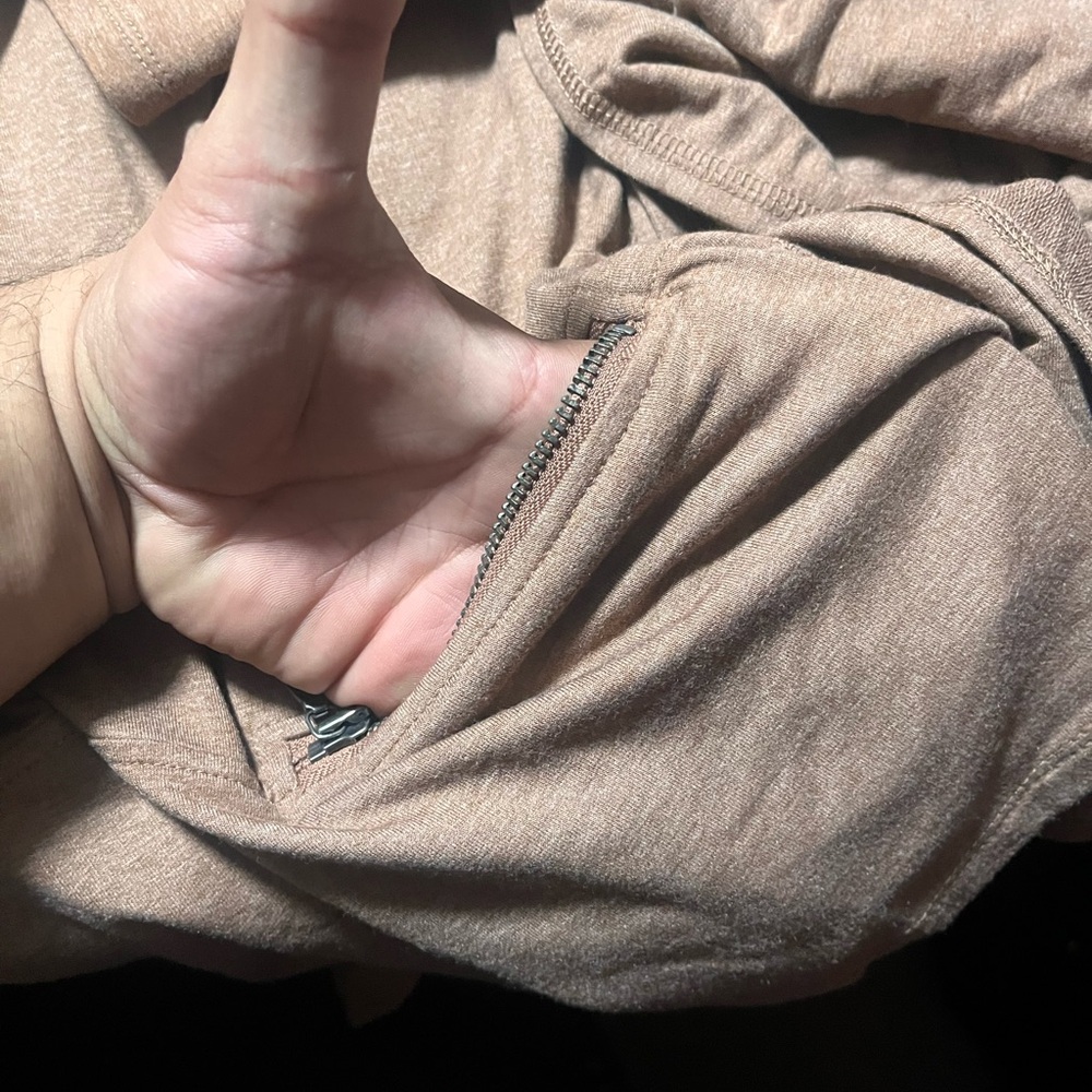 LOGO by Lori Goldstein Tan Sweater Cardigan